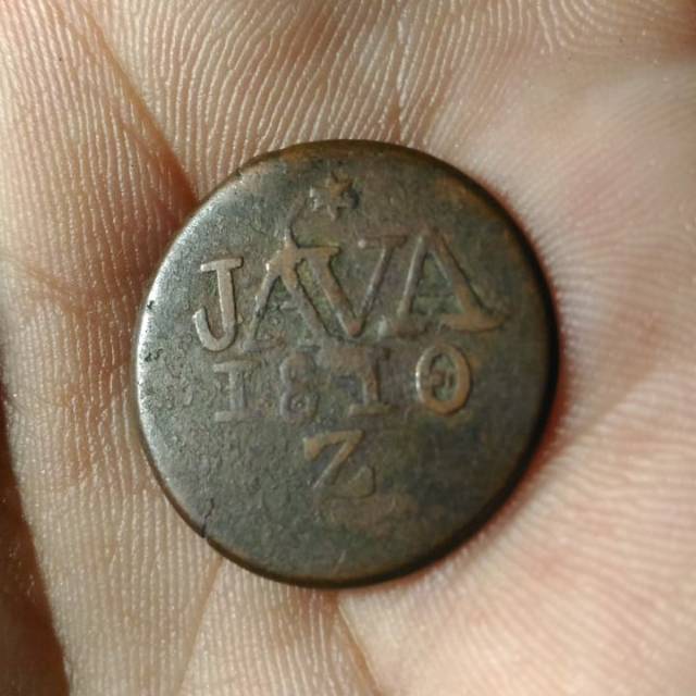 Koin kuno JAVA LN Tahun 1810