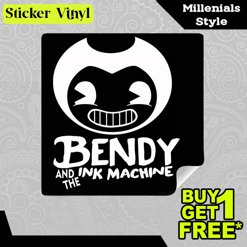 

Stiker Sticker BENDY AND THE INK MACHINE Gambar Unik Desain Keren dan Kekinian Aesthetic Bahan Vinyl Satuan Anti Air