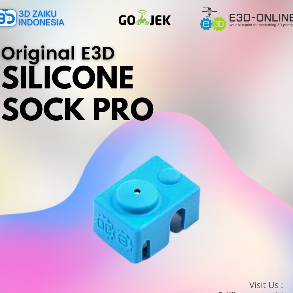 Original E3D V6 Heat Block Silicone Cover PRO Cover Silikon Hotend