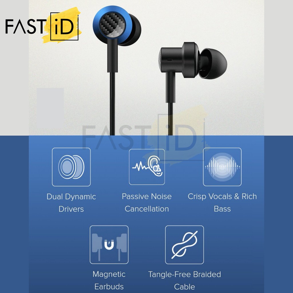 ORIGINAL HEADSET XIAOMI PISTON Hi-Res XIAOMI DUAL DRIVER EARPHONE