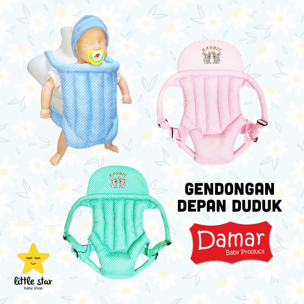 Damar Gendongan Depan Duduk Anak Bayi