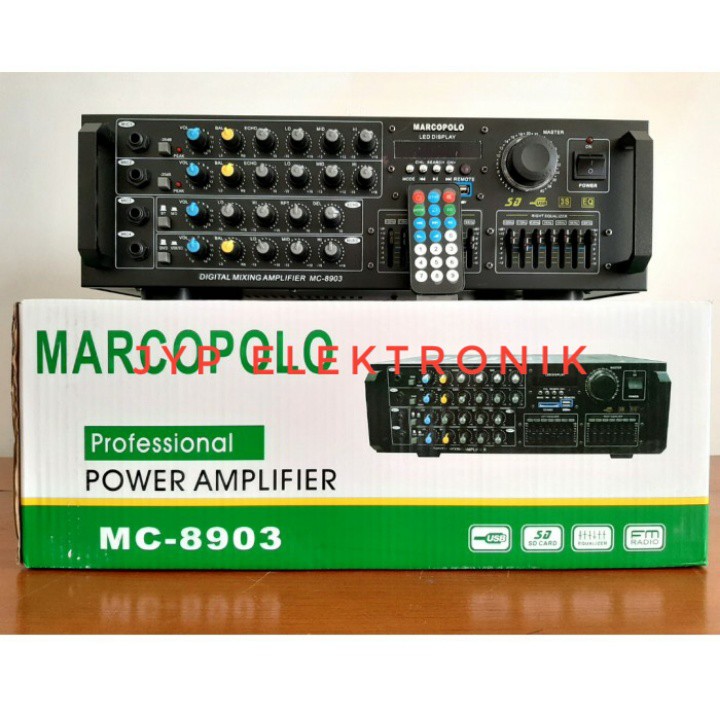 POWER AMPLIFIER MARCOPOLO MC 8903 / MC8903 / MC-8903 PROFESSIONAL