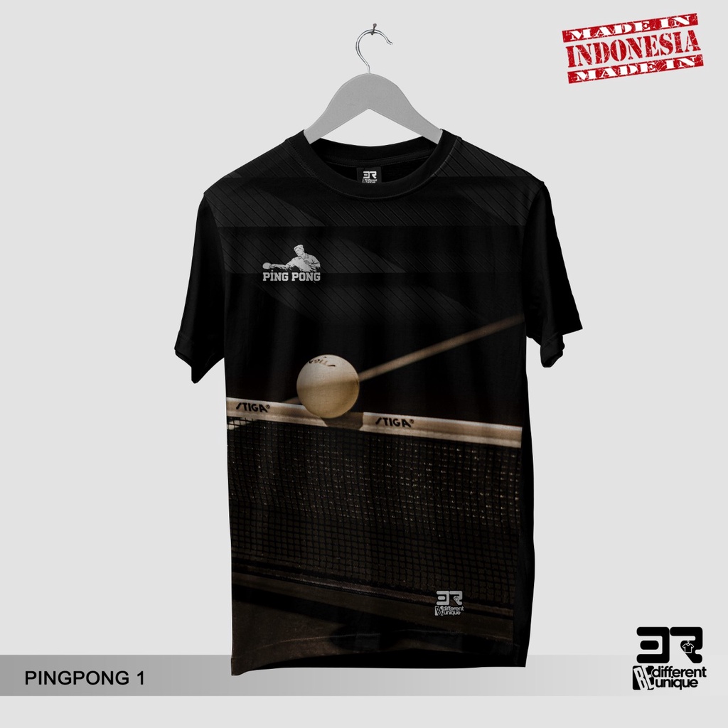 KAOS PRIA KAOS PRINT DISTRO 3R TENIS MEJA PINGPONG 1