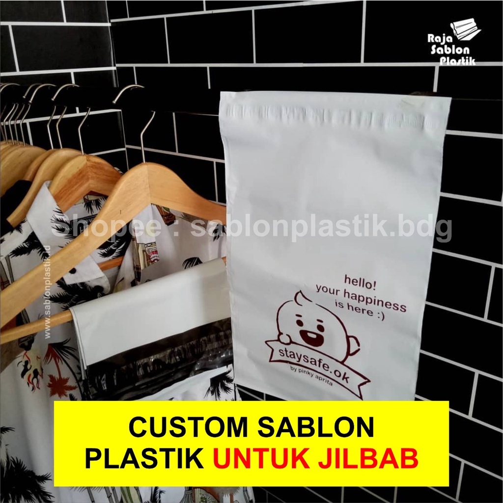 

Custom Sablon Plastik , Polymailer 20x30cm - SEJATIPRINTING