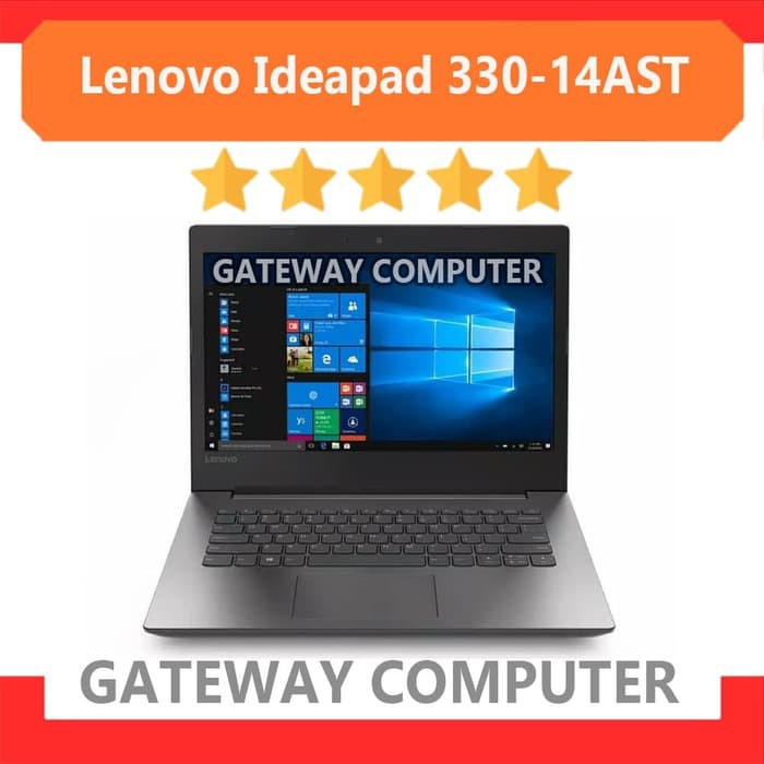 Laptop Lenovo Ideapad 330 AMD E2 9000 RAM 4GB HDD 500GB Windows 10 Dvd