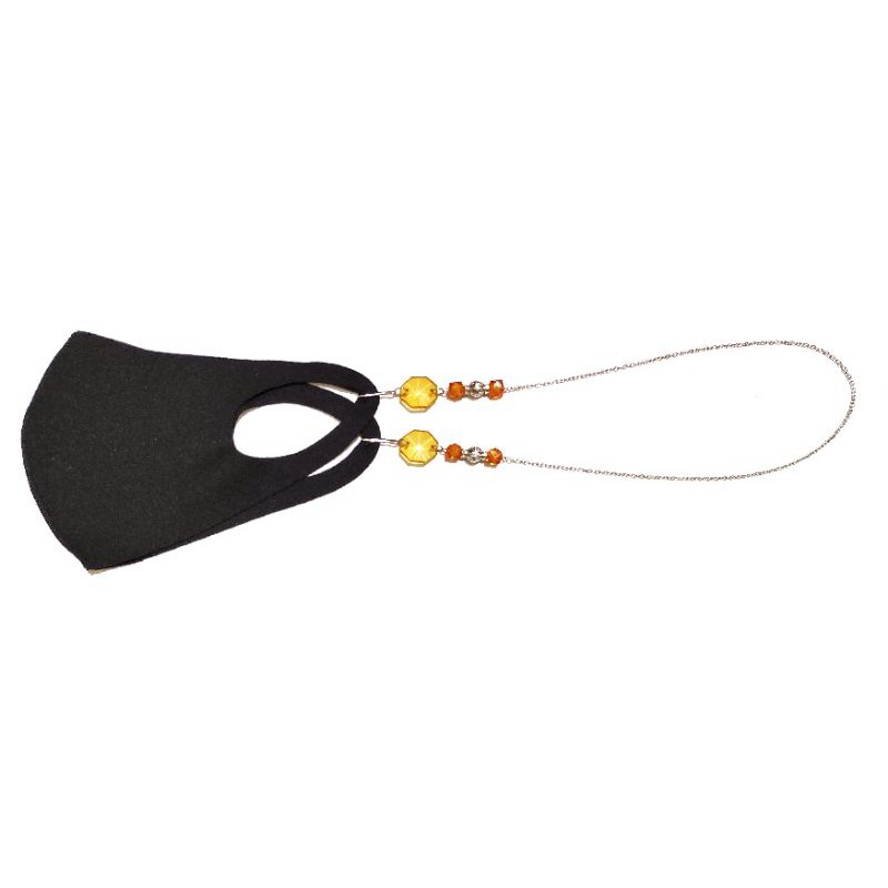 Kalung Gantungan Masker Strap Mask Hanging Samantha Crystal Chain Series Rantai