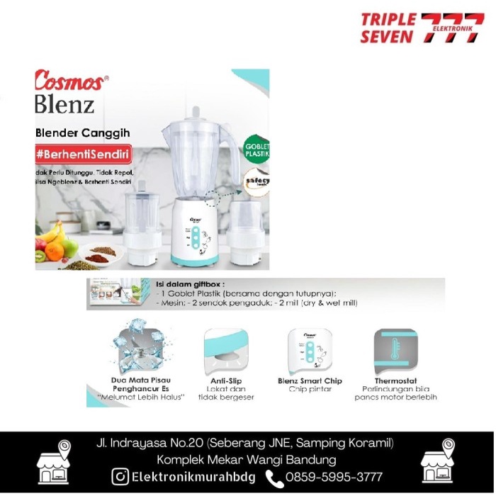 Stok Terakhir Cosmos CB812P Blender Blenz cb 812 p Murah