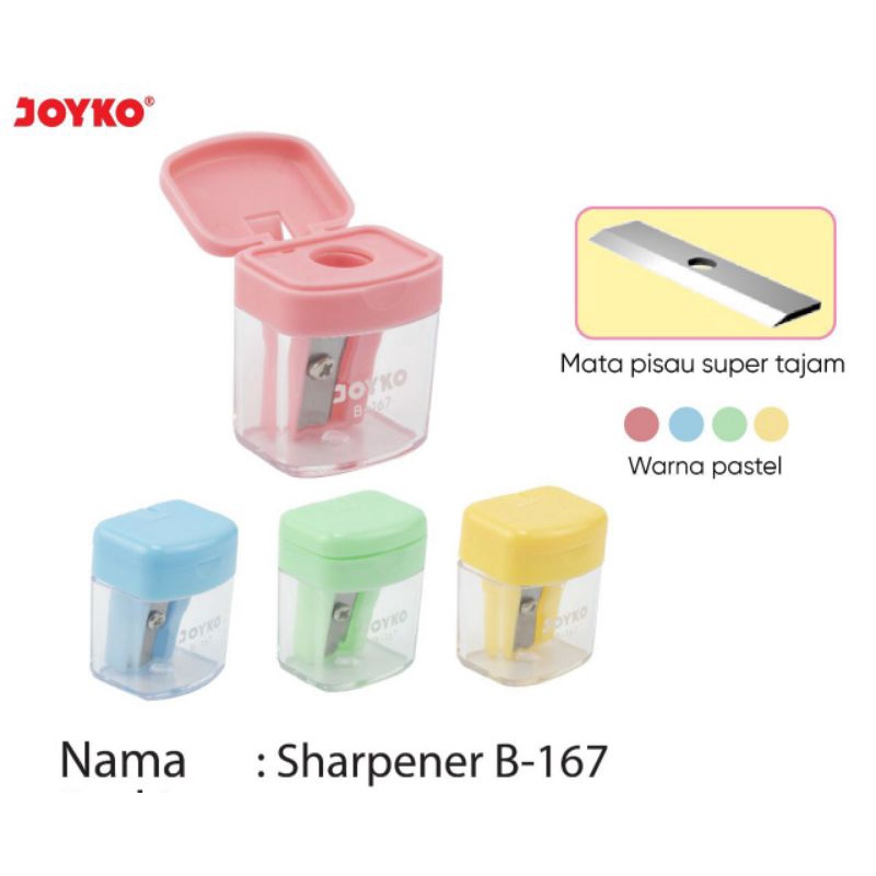 

(1pc) SERUTAN JOYKO B - 167 model Tong Sampah mini/sharpener