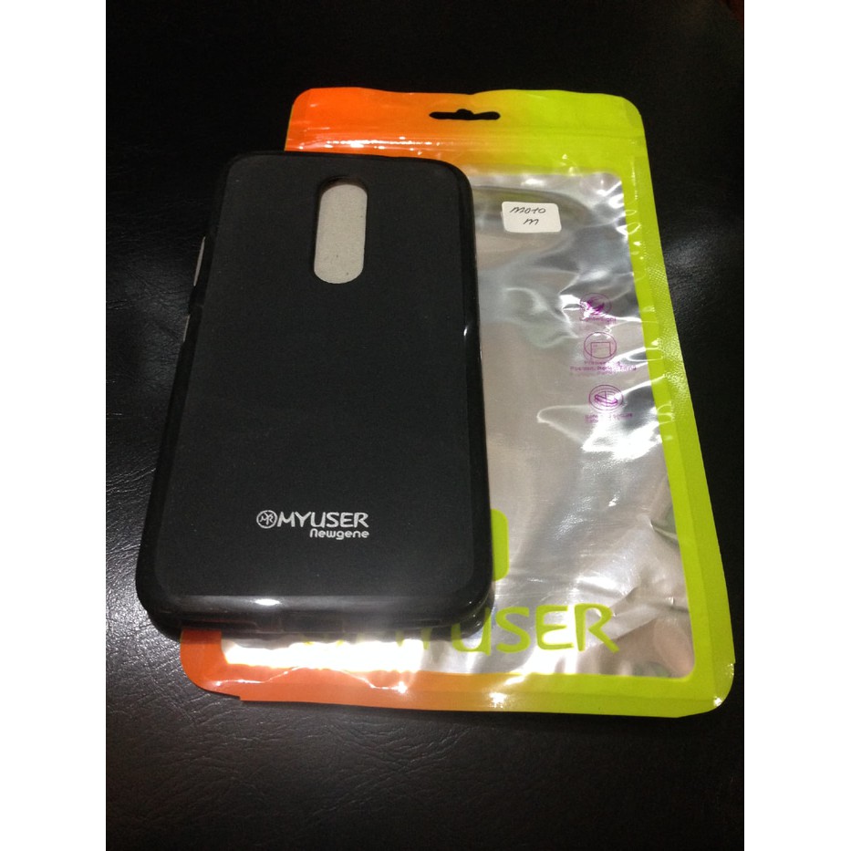 [termurah] Newgene Jelly Case Motorola Moto M Hitam