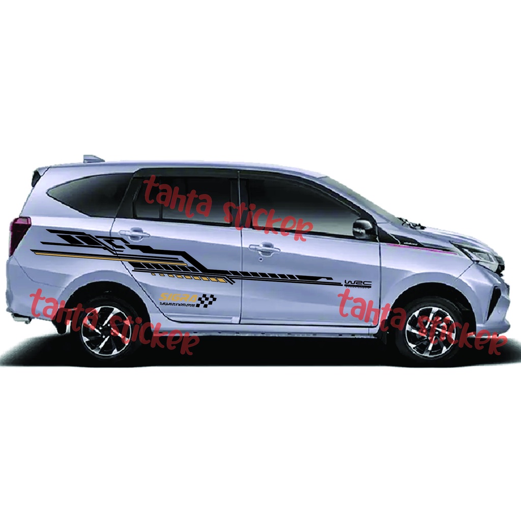 Stiker cutting stiker mobil Sigra CALYA stiker sticker mobil daihatsu sigra calya keren