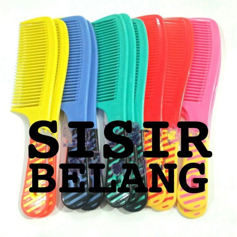 JG - Sisir Rambut Motif GARIS / Sisir Gagang / Sisir Murah Meriah / BERKUALITAS