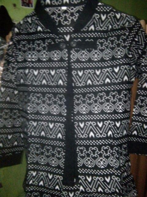 Atasan Batik Dolby Dolbi Dobby Doby Tenun Sutra Tulis Halus Katun Atbm Baron ,sarombit Atasan