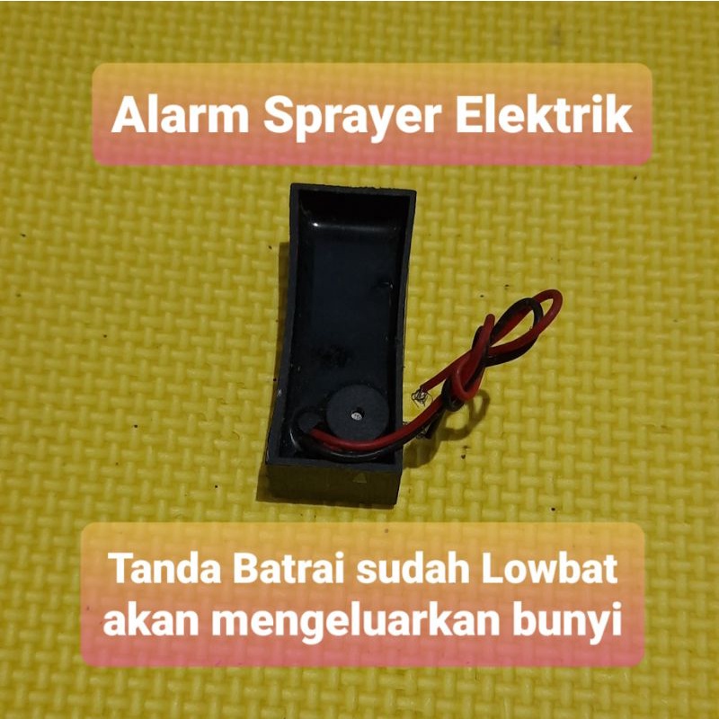 Buzzer Alarm Tangki  Elektrik Tanda bunyi batrai aki akan habis Low bat Electric battery Sprayer