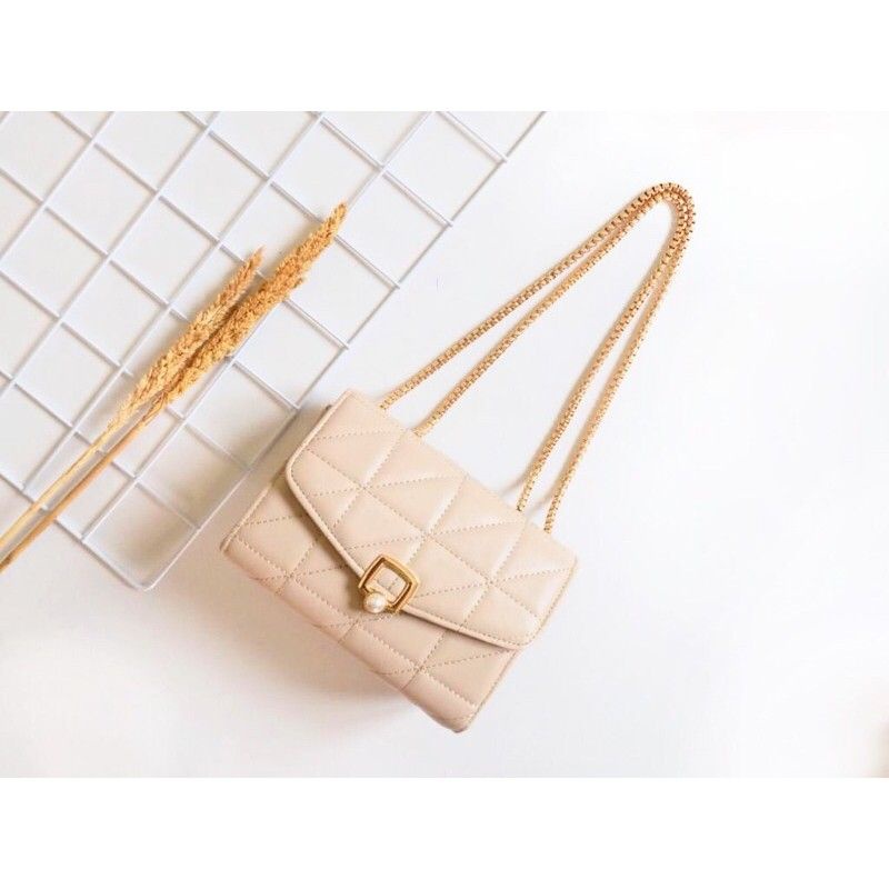 Tas Selempang Wanita Zara Bag Rantai Gold Tas Wanita Murah Sling Bag shoulder Bag Grosir