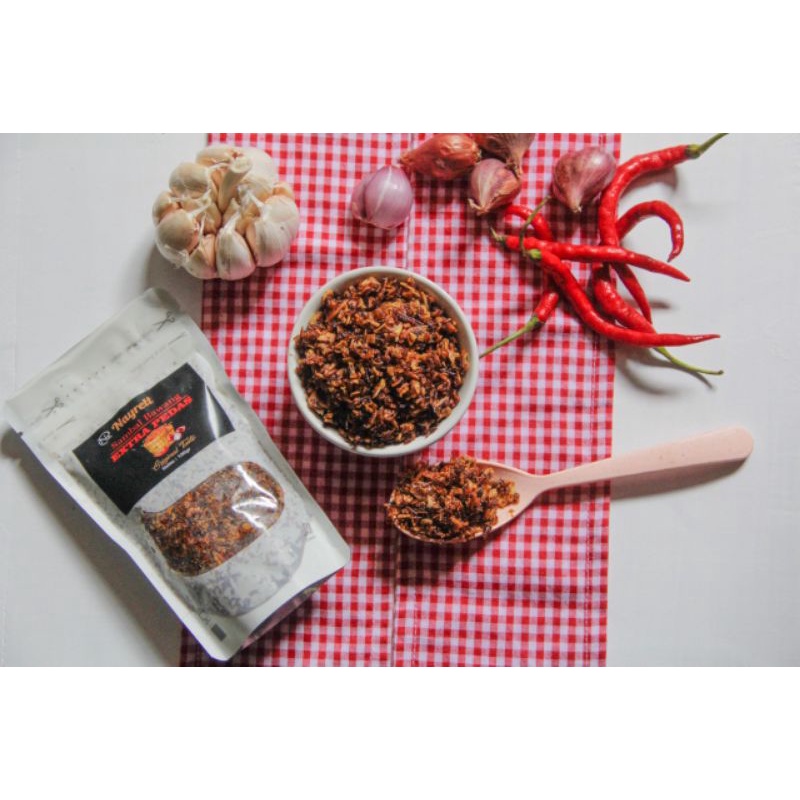 

Sambal bawang kering/asli pedas