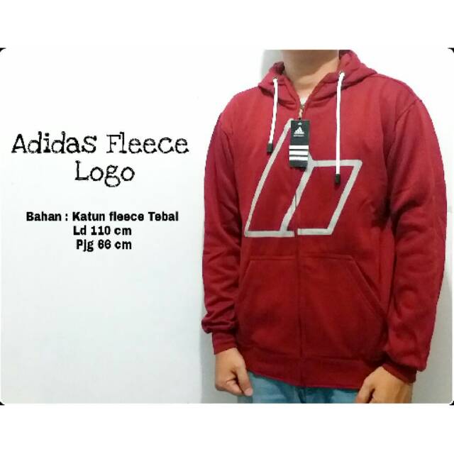 Jaket Adidas Fleece Logo