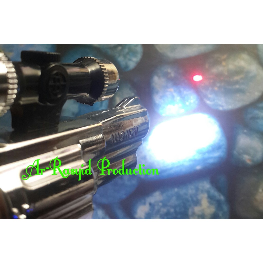 Terlaris Korek Api Las Pistol Mini Laser dan Senter 1613 Limited