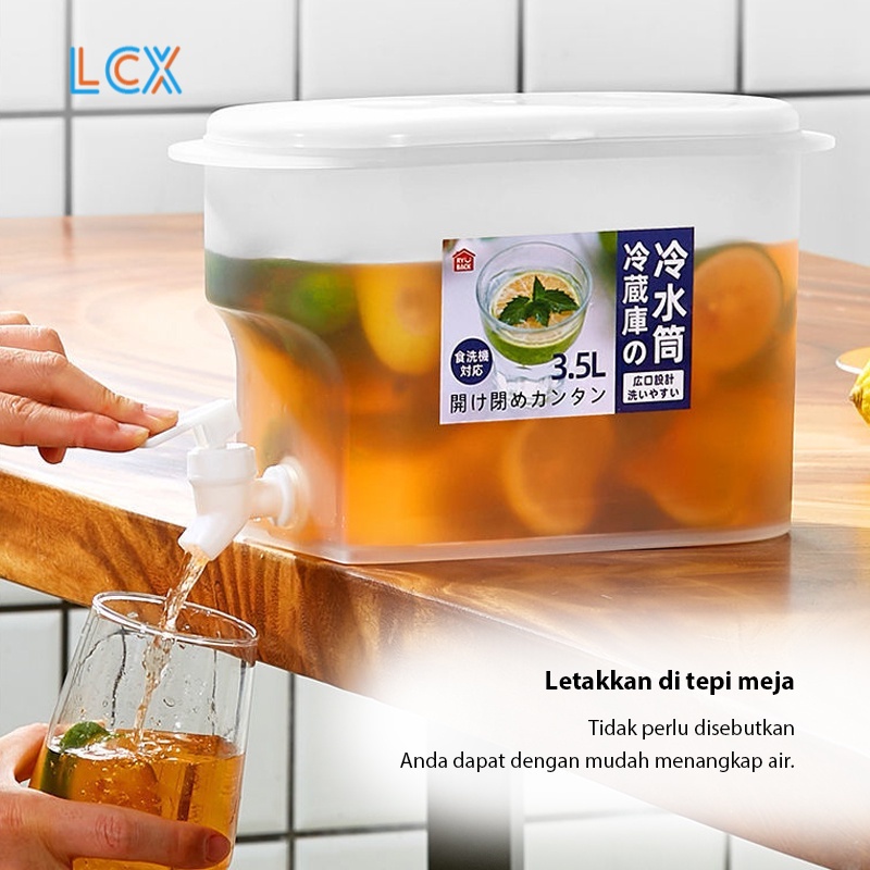 LCX 3.5L Dispenser Minuman kulkas /teko air portable/Drink Water Jar/VS-46