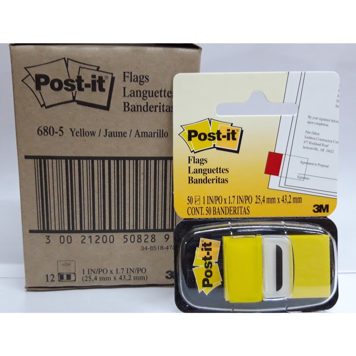 

Berkualitas Post It Flags 680-5 Yellow Hot Sale