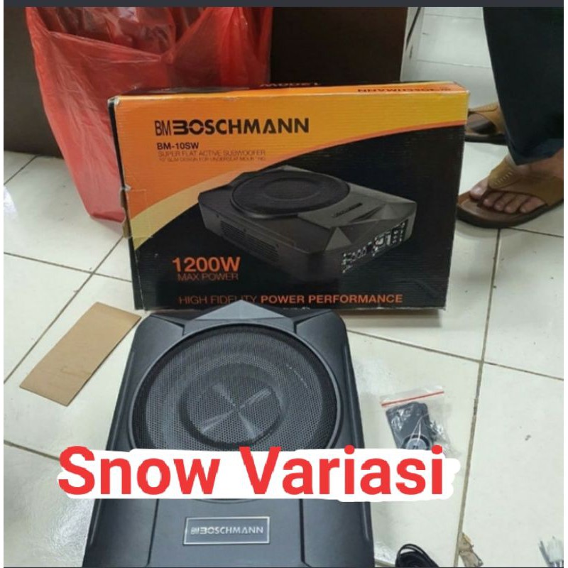 Subwoofer 10 inch aktif slim boschman BM-10 sw Fortuner