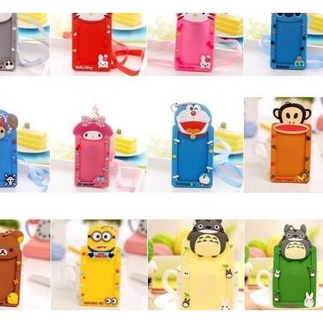 

✴ Tempat Kartu | ID Card | Name Tag Holder Karakter Kartun Lucu ❁