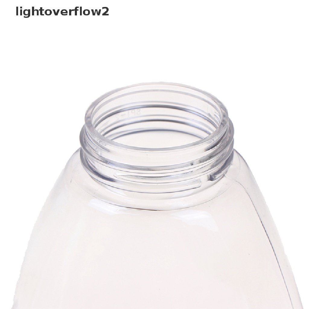 (lightoverflow2) Botol Dispenser Sabun Cair / Foam 300ml Bahan Plastik Transparan