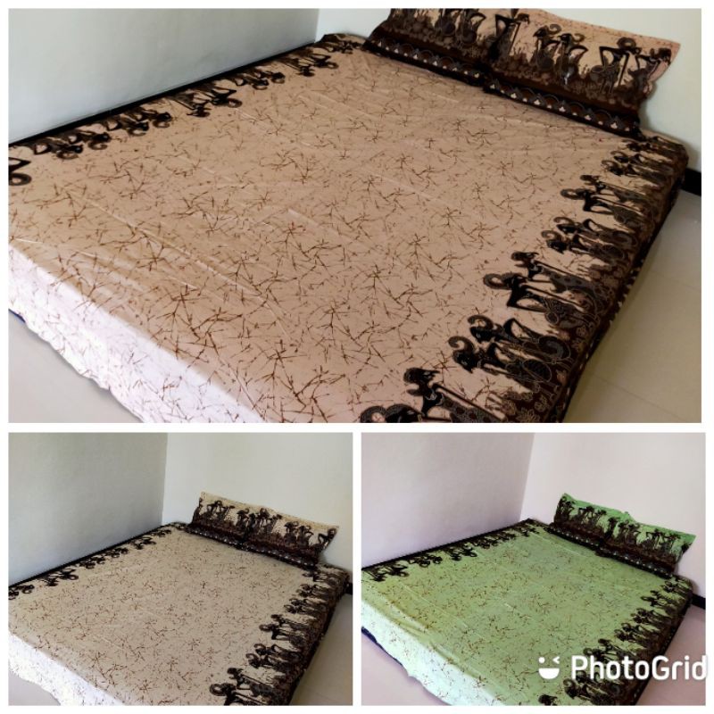 sprei batik wayang#sprei batik Pekalongan