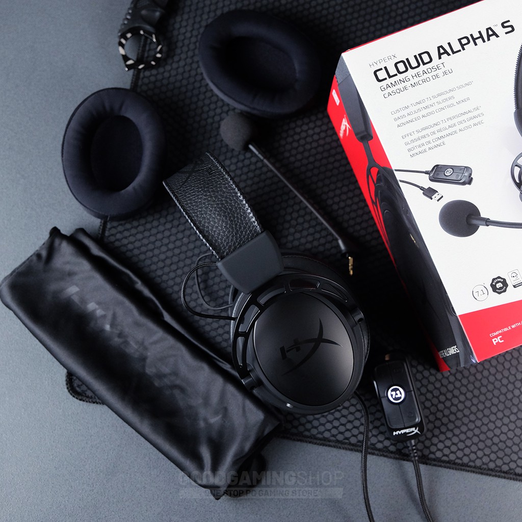 HyperX Cloud Alpha S Blackout - Gaming Headset