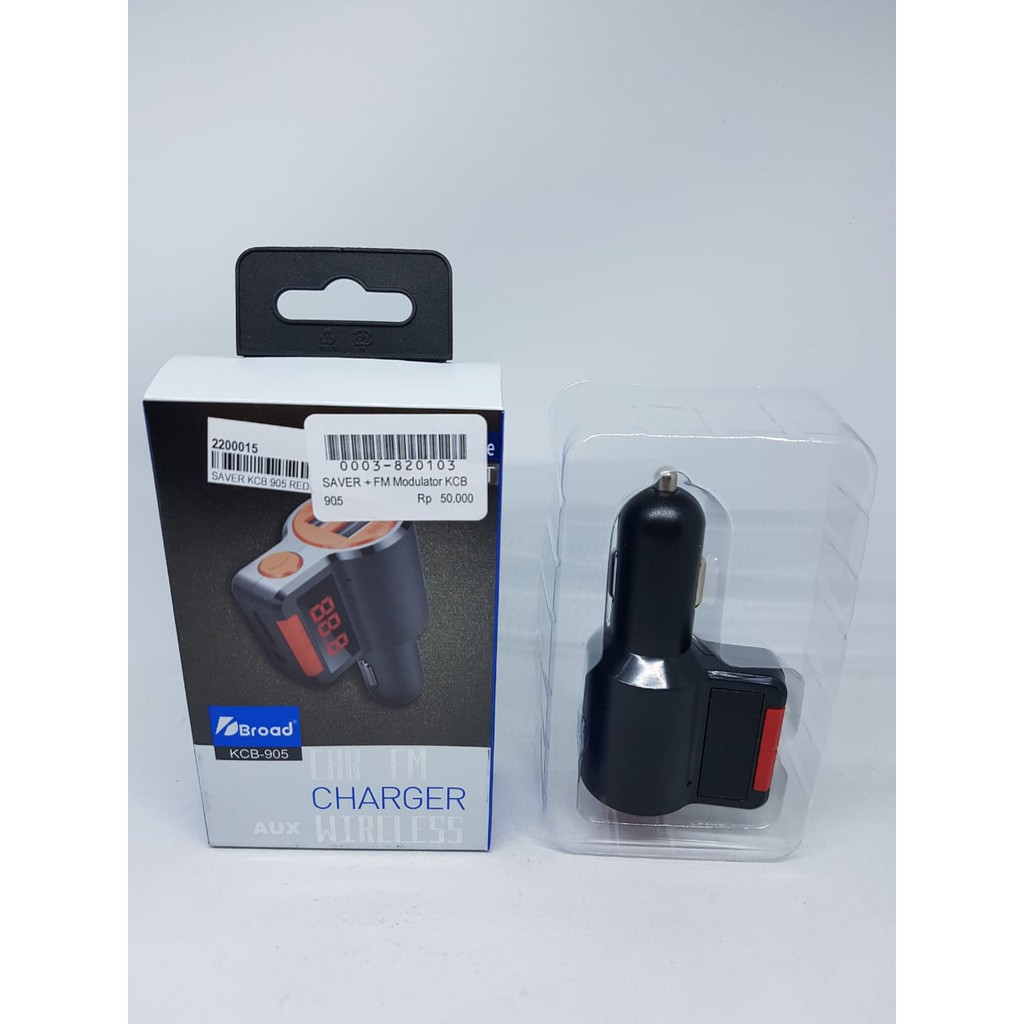 SAVER/CHARGER MOBIL + FM MODULATOR KCB 905