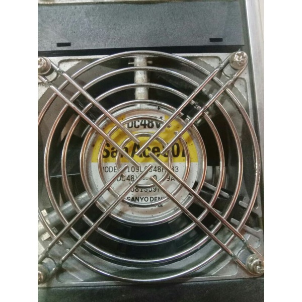 kipas jepan fan dc 48v 0,09a panjang 25,5cm isi fan 2pcs 8cm