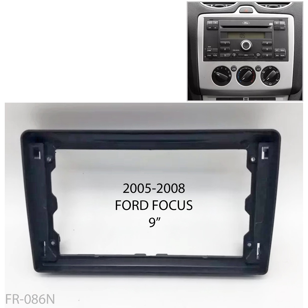 Frame panel 2 din head unit 9 inch For Ford Focus 2005-2008