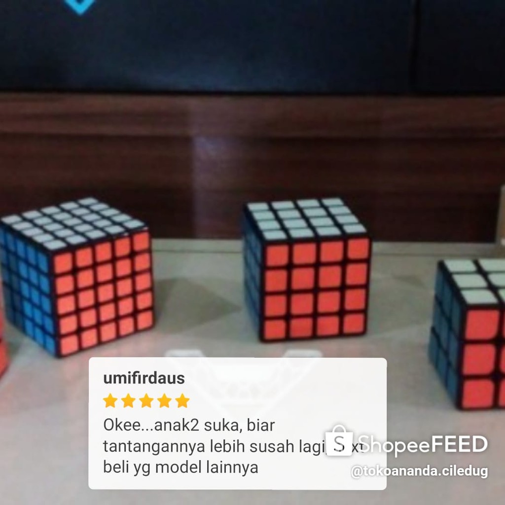 RUBIK 4X4 YJ YONGJUN YUCHUANG SPEED CUBE 4X4X4 BLACK BASE