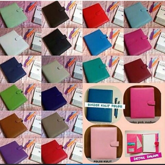 

Binder polos kulit (konfirmasi via chat untuk pilihan warna)