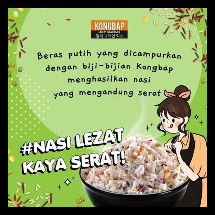

KONGBAP MULTIGRAIN MIX 1KG | 2 VARIAN BERKUALITAS