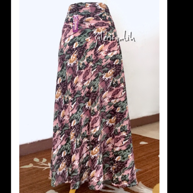 Rok Payung Murah / Rok Panjang Model Payung / Rok Loreng