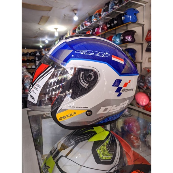 HELM DYR MOTIF KYOTO MANDALIKA WHITE NEW