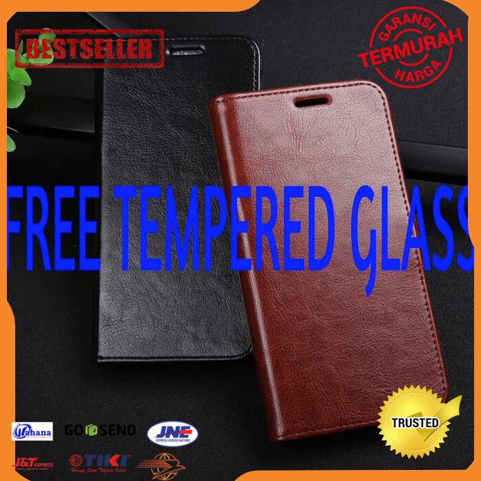 CASING HP SAMSUNG A51 LEATHER FLIP CASE WALLET COVER DOMPET