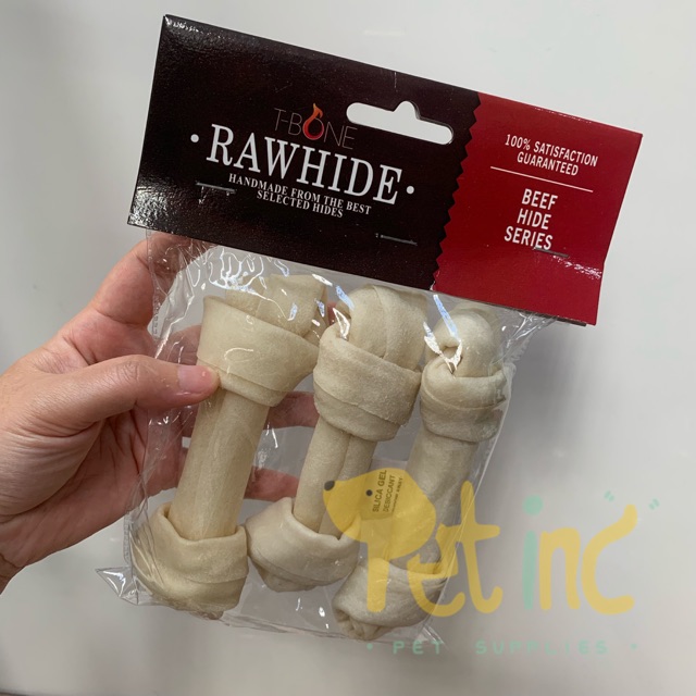 T-bone rawhide bone size s,m,l