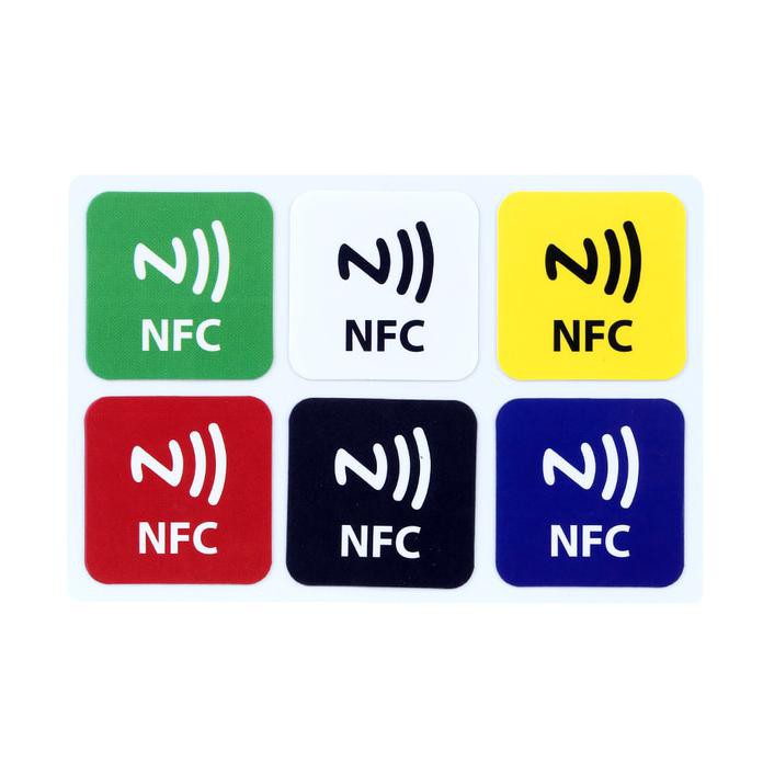 

Waterproof Nfc Tag Stickers Rfid Adhesive Label 6Pcs Per Set Universal Best Quality