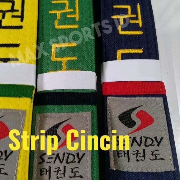 ♡ Sendy Sabuk Taekwondo Bordir Pemula - Kuning ➾