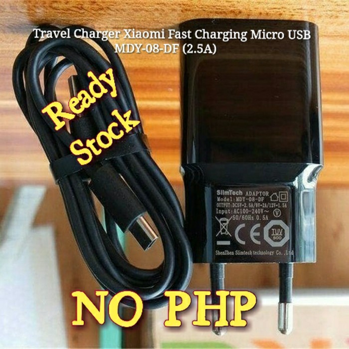 CHARGER XIAOMI REDMI 3 4 PRO NOTE MAX ORIGINAL FAST CHARGING MICRO USB