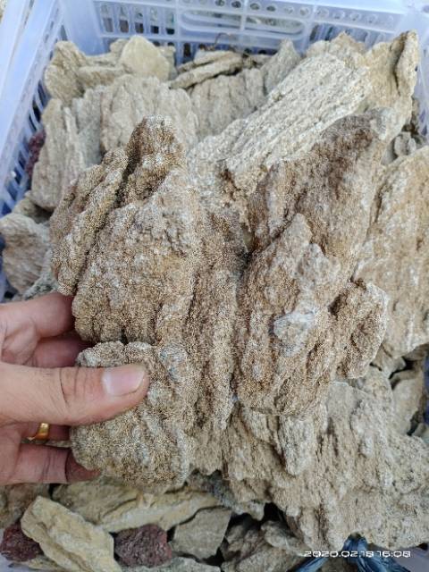 BATU PASIR / SAND STONE 1 KG / HARDSCAPE AQUASCAPE