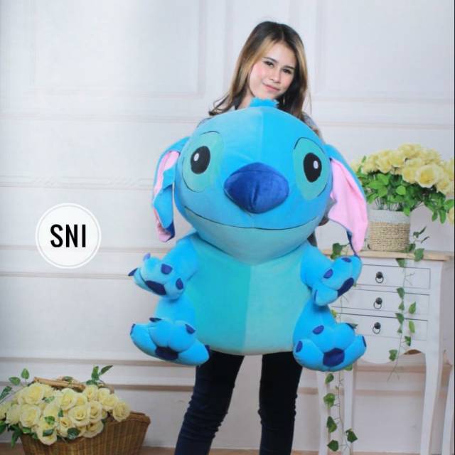 Boneka Stitch SNI 80cm Jumbo / Promo Kado Spesial / Toko Boneka Jumbo