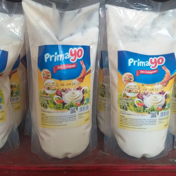 

MAYONNAISE PRIMAYO SAUS SERBAGUNA 1kg