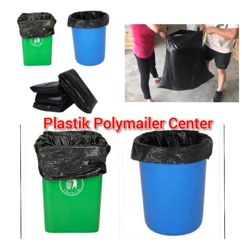 Kantong Plastik Sampah 50x60CM Polybag Plastic Packing Besar