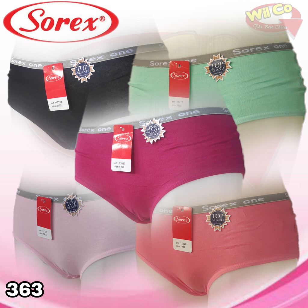 K363 - (Harga Per 1 Potong) CELANA DALAM WANITA REMAJA PAKAIAN WANITA PAKAIAN DALAM SOREX FREE SIZE SETARA M/L