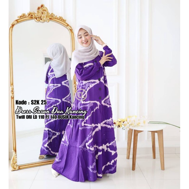gamis elzhaf S2K 25  twill original