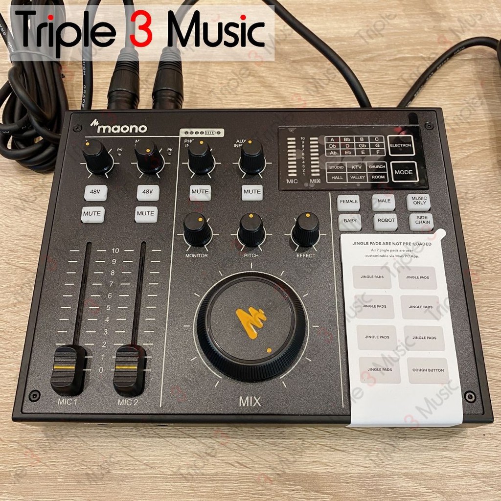 MAONO AM100 Bundle Paket Podcast 2 orang With Stand Arm