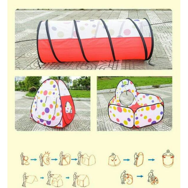 Tenda Anak Terowongan 4 in 1