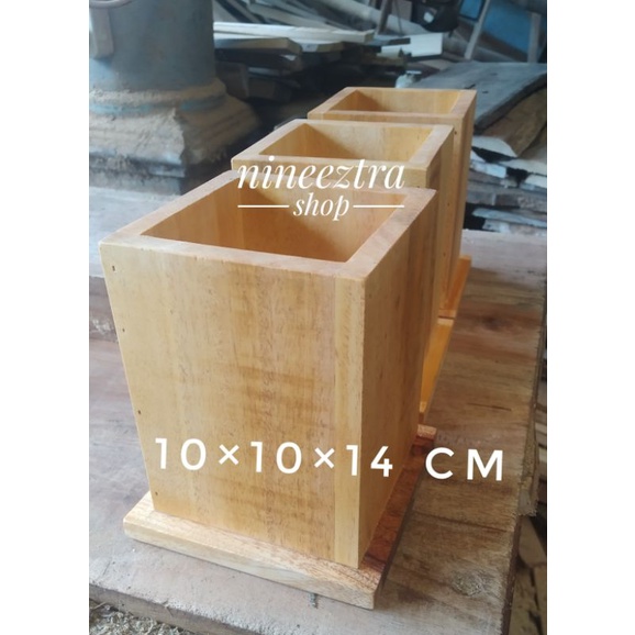 

Kotak pensil mahoni 10×10×14 cm kotak serbaguna
